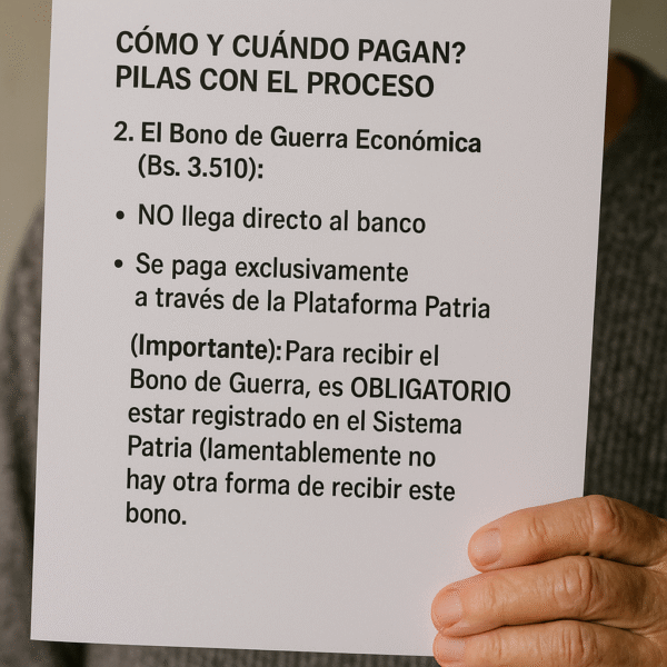 Bono Pensionados IVSS cambios recientes